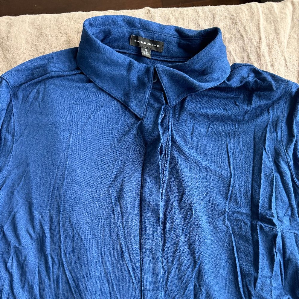 Universal Standard - Elbe Liquid Jersey Shirt Classic Fit - Size M/18